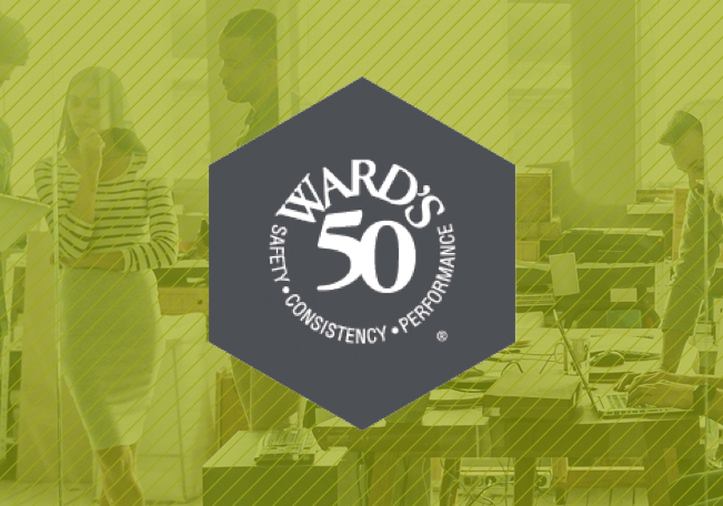 Ward's 50. Safety. Consistency. Performance.